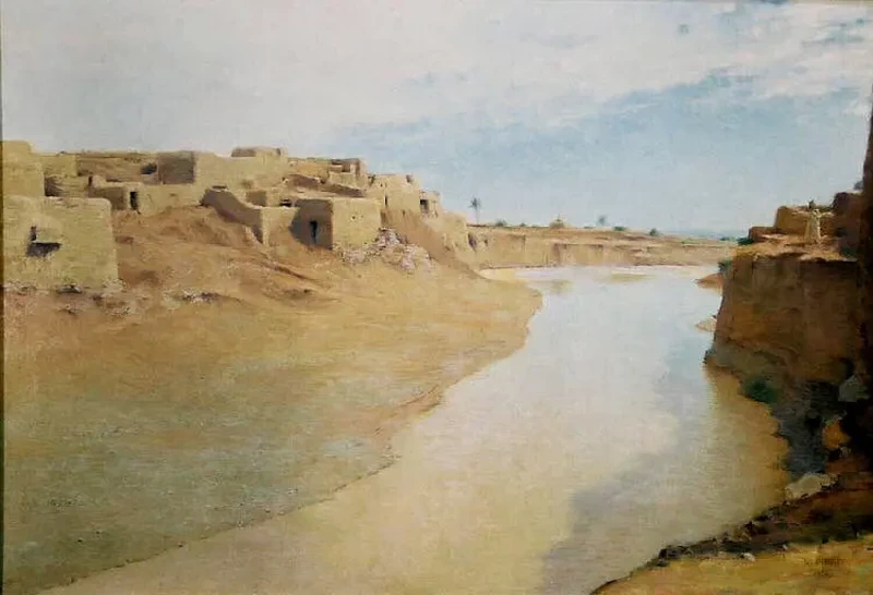 Il fiume M'sila dopo la pioggia